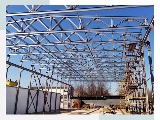 Строительство цехов в Мариинск от 612 руб. под ключ