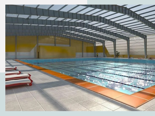 Строительство крытых бассейнов в Мариинске