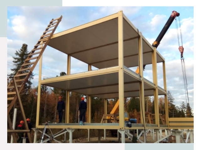 Строительство модульных здания Мариинск