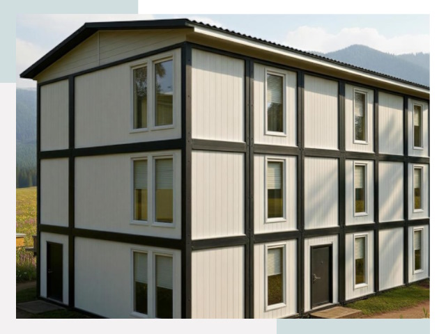 Модульные общежития в Мариинске