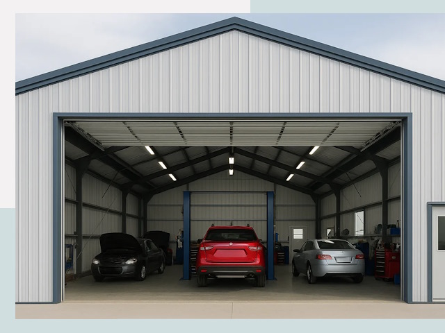 Ангары из сэндвич панелей от 612 руб. в Мариинск