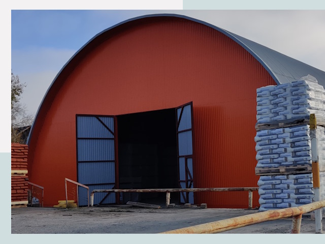 Полукруглые ангары по цене от 612 руб. в Мариинск