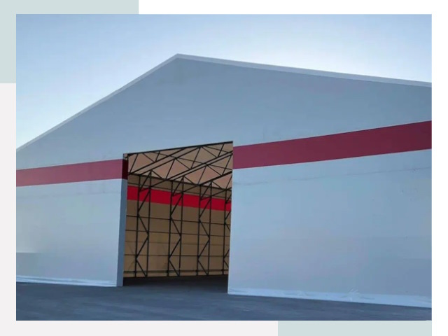 Быстровозводимые ангары в Мариинске