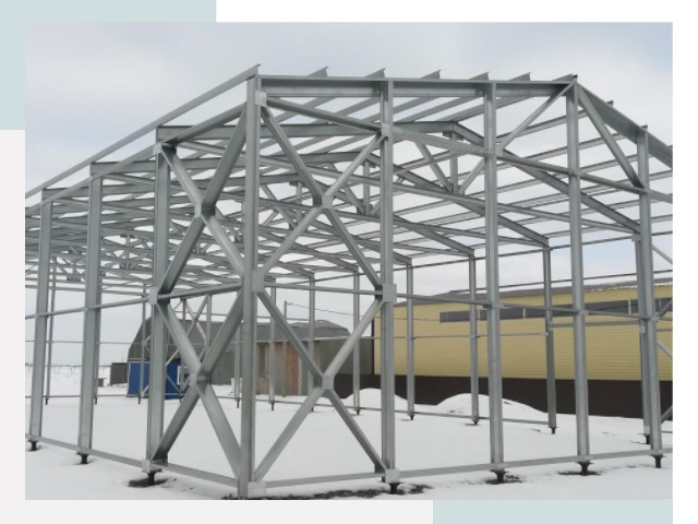 Каркасные ангары в Мариинске