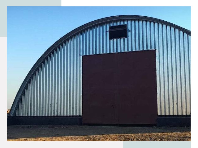 Бескаркасные ангары в Мариинске