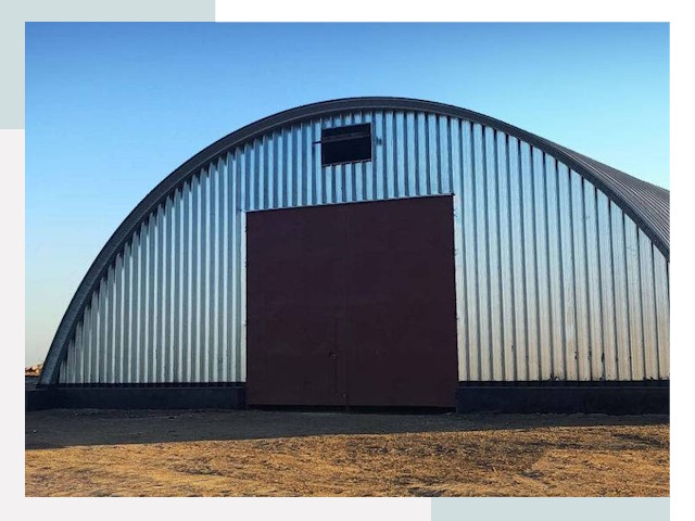 Арочные ангары в Мариинске