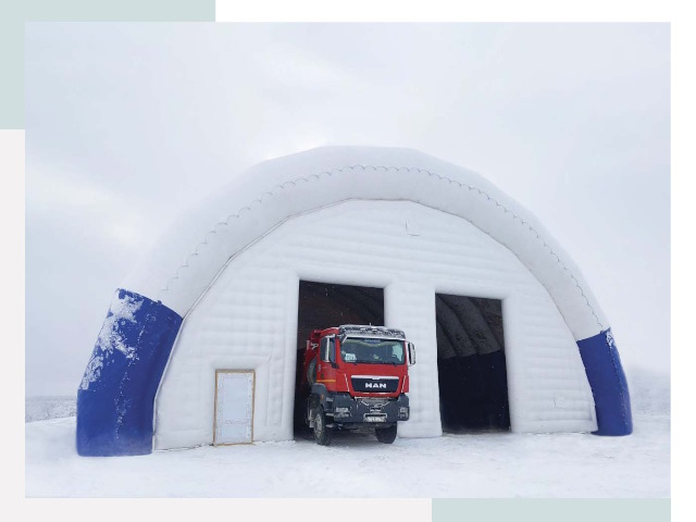 Мобильные ангары в Мариинске