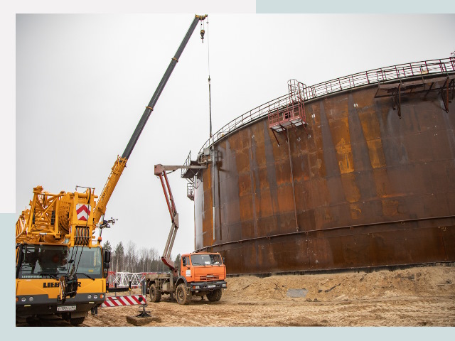 Монтаж резервуаров в Мариинске от 612 руб. за м³