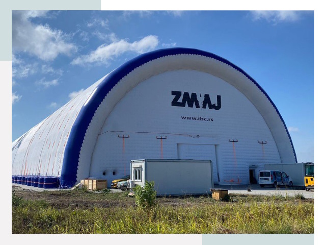 Брендирование ангаров в Мариинске