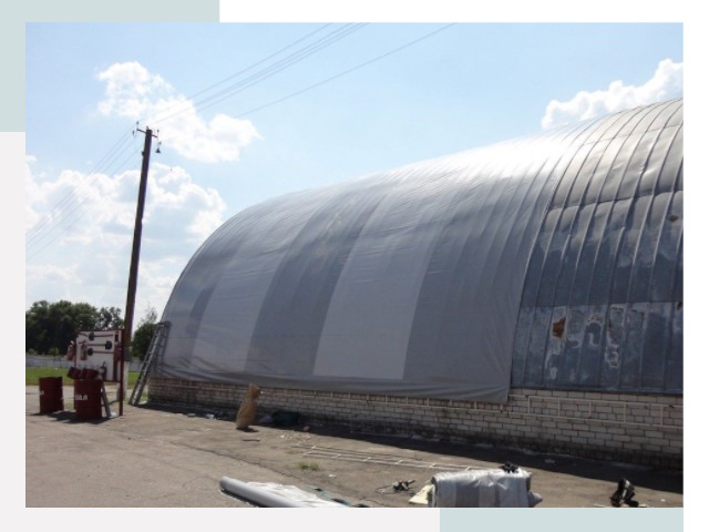 Ремонт ангаров в Мариинске