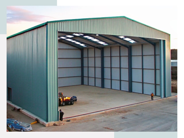 Строительство ангаров в Мариинске